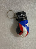 Puerto Rico Mini Boxing Gloves KeyChain