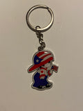 Puerto Rico Boricua Boy Keychain