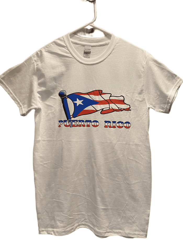 Puerto Rico Flag World Cup Baseball Puerto Rican National Flag T-Shirt Tee  Men's