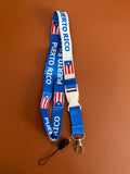 Puerto Rico Landyard Keychain