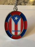 Puerto Rico Flag Keychain 