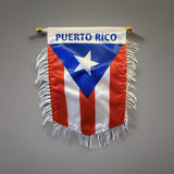 Puerto Rico Banner  4" x 6", with White trim