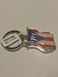 Puerto Rico Flag Keychain 