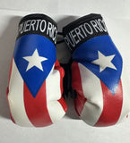 Puerto Rico lot Mini Banner, Boxing Gloves and Keychain 3 pieces FREE SHIPPING