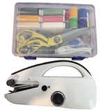 Portable Heavy Duty Handheld Sewing Machine with 110-Piece Kit & Storage Case