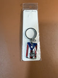 Puerto Rico Frog and Flag Keychain 