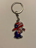 Puerto Rico Boricua Boy Keychain 