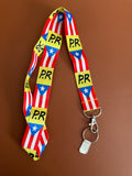 Puerto Rico Landyard Keychain
