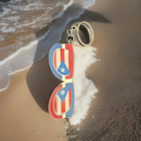 Puerto rico Sunglass keychain