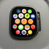 Apple Watch Ultra 49mm Titanium Case with White Ocean Band, GPS + Cellular ATT
