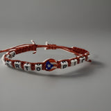 Puerto Rico Letters Unisex Macrame Bracelet