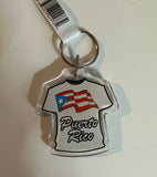 Puerto Rico Plastic Tshirt Keychain 