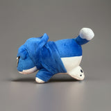 Blue and White Cat Plush Toy New