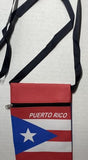 Puerto Rico Kids Crossbag with Black Zipper 