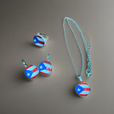 Puerto Rico Flag Jewelry Set