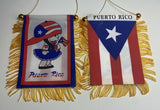 Boricua Girl Puerto Rico Rican Mini Banner Car Window auto Flag 