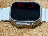 Apple Watch Ultra 49mm Titanium Case with White Ocean Band, GPS + Cellular ATT
