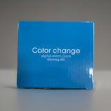 Color Changing LED Digital Clock and Alarm, AAA batteries