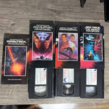 Star Trek The Movie 4 VHS Collection (III to VI)- 1991-1992