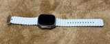 Apple Watch Ultra 49mm Titanium Case with White Ocean Band, GPS + Cellular ATT