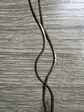 Vintage Silver-Tone Bolo Tie Rose Necklace 2 Pieces