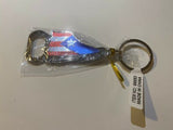 Puerto Rico Keychain Sneaker Flag with a bottle opener 