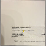 Apple Sport Band for Watch Series 7 - Midnight, Size Regular (41mm) New