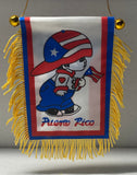 Boricua Boy Puerto Rico Rican Mini Banner Car Window auto Flag 