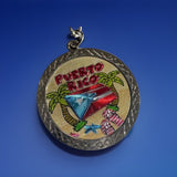 Puerto Rico Heavy Keychain 