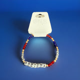 Puerto Rico Bracelet letter with Boricua