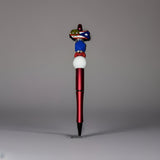 Puerto Rico Custom Handmade Beaded Pen PR Map with Flag and Coqui
