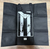 Puerto Rico Black Flag Reusable Bag Set of 2