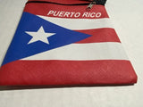 Puerto Rico Kids Crossbag with Black Zipper 