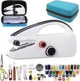 Portable Heavy Duty Handheld Sewing Machine with 110-Piece Kit & Storage Case