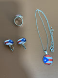 Puerto Rico Flag Jewelry Set