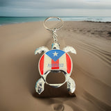 Puerto Rico Turtle Flag Can Opener keychain