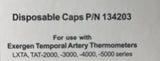 Exergen temporal artery thermometer Disposable Caps 50 caps 