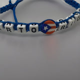 Puerto Rico Letters Unisex Macrame Bracelet