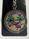 Puerto Rico Heavy Keychain 
