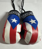 Puerto Rico lot Mini Banner, Boxing Gloves and Keychain 3 pieces FREE SHIPPING