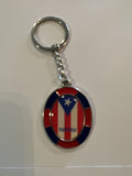 Puerto Rico Flag Keychain 