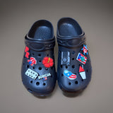 Puerto Rico Slides with Charms Size 8