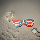 Puerto rico Sunglass keychain