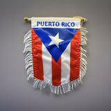 Puerto Rico Banner  4" x 6", with White trim
