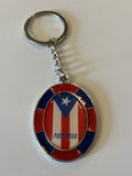 Puerto Rico Flag Keychain 