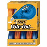 Bic Wite-out Correct Correction Tape 10-count