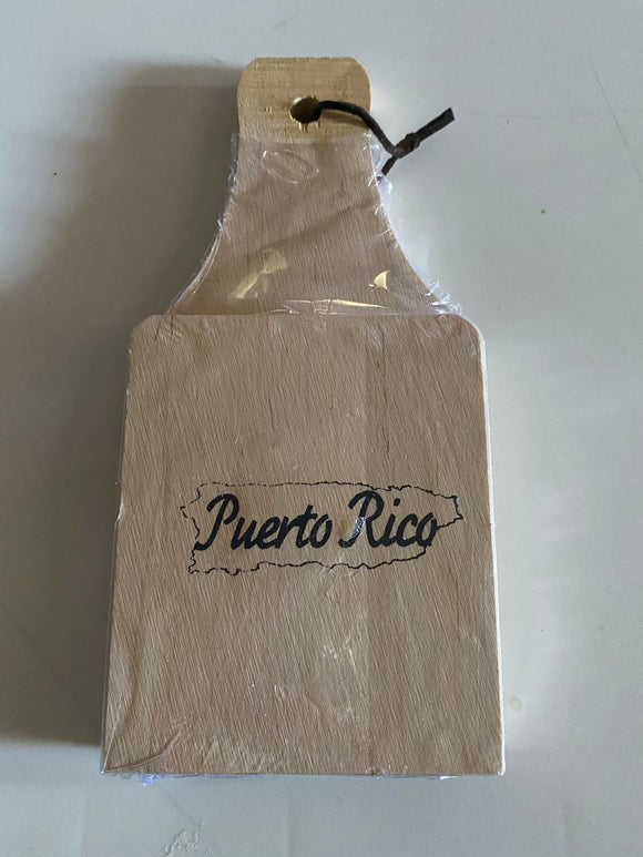 Tostoneras with Puerto Rico written