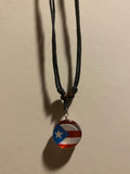 Puerto Rico Necklace with Flag