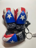 Puerto Rico Mini Boxing Gloves and Mini Boxing Gloves Keychain