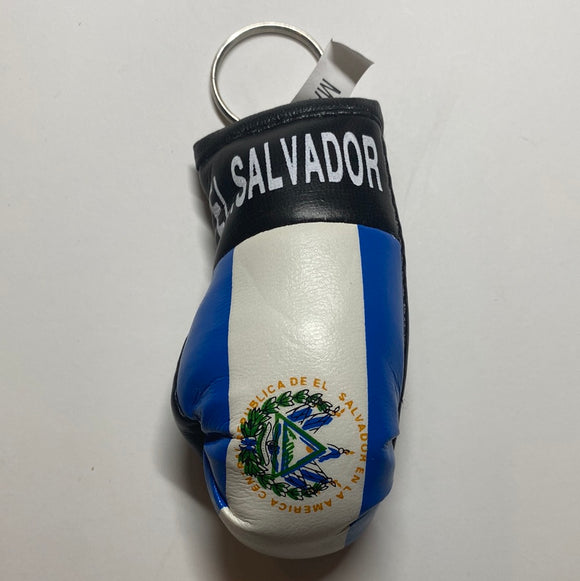 El Salvador Mini Boxing Keychain Boxing Glove